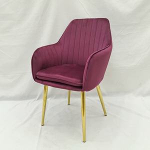 Ghế ăn bọc vải đỏ phong cách Bắc Âu dành cho nhà ở, phòng ăn, nhà hàng, khách sạn, sự kiện, tiệc chiêu đãi - Product Image 1