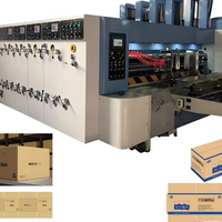 Impresora Flexográfica Automática de 3, 4 y 5 Colores de Velocidad Media, Ranuradora, Cortadora, Máquina de Impresión de Cajas de Cartón Corrugado