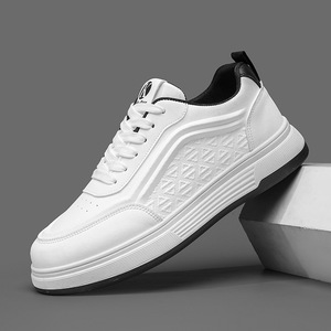 Zapatillas Blancas Modernas para Hombre, Zapatos Deportivos Casuales - Product Image 4