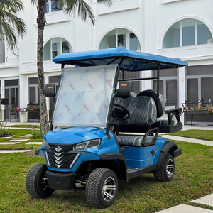 רכב גולף חשמלי חוקי לכביש, 4 מושבים, סוללת ליתיום, 25 קמ\\\"ש, שמשה קדמית מתקפלת, בעל תו תקן CE, זמן טעינה 3-5 שעות - Product Image 4