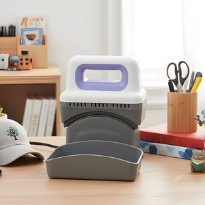 Presse à chaud portable pour casquettes, gain de place, facile à ranger après utilisation, idéale pour les artisans à domicile avec un espace de travail limité - Product Image 2