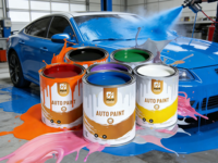 Peinture de réparation automobile 1K Color Masterbatch, couche de finition haute brillance, haute couvrance, revêtement liquide polyuréthane en spray