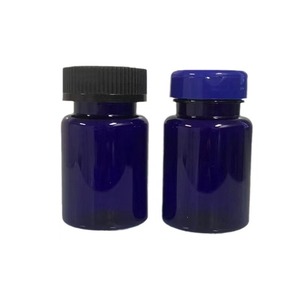 子供用耐性キャップ付きピルボトル空のプラスチック製薬ペットボトルピル収納ポットスクリューキャップ強力な薬 - Product Image 2