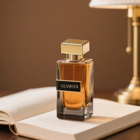 Flacon Vaporisateur Vert Personnalisé de 30 ml, 50 ml, 100 ml, Flacon de Parfum en Verre Vide Rechargeable Unique et de Luxe avec Boîte