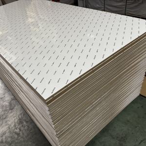 Papan MDF hewan peliharaan mengkilap tinggi putih 18mm 4x8 lembar MDF hewan peliharaan tahan api kedap air untuk lemari dapur - Product Image 6