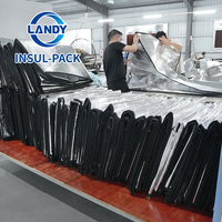 Couvertures de palettes en aluminium thermique imperméables Landy, isolées, résistantes, pour la chaîne du froid, emballage de palettes, couverture de protection