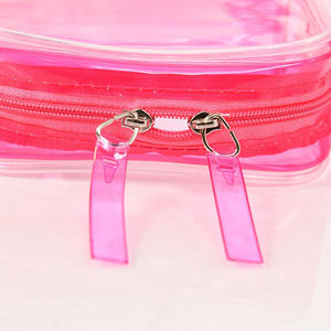 Personnalisable PVC Transparent Zipper Fashion Candy Pattern Waterproof Professional Travel Makeup & Cosmetic Bag - Product Image 5