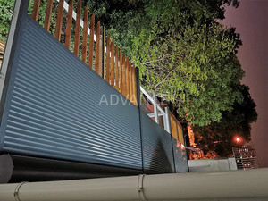2024 nouveau style automatique pluie toit obturateur externe bloc volets isolé toit <span class=keywords><strong>volet</strong></span> roulant pour salle de soleil - Product Image 4