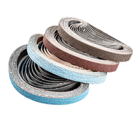 4 x 36 pouces (100*610mm) Bandes abrasives pour ponceuse à bande, grain 80 120 150 240 400, oxyde d'aluminium