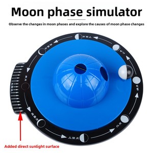 Maihun <strong>Moon</strong> Phase Change Demonstrator <strong>Globe</strong> 39156 Plastic 10x10x10cm Geography Educational Equipment - Product Image 4