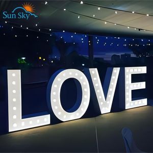 Eccellente qualità personalizzata LED tendone lettere personalizzabili luce fino a segni per la casa eventi speciali festa proporre decorazioni - Product Image 1