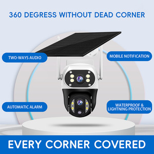 Cámara Solar WiFi para Exteriores con Detección de Movimiento Inteligente, Pantalla Doble, Video, Lentes Duales, Paquetes de Cámaras WiFi 4G, Cámara de Seguridad con Energía Solar - Product Image 4