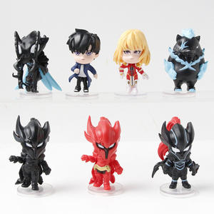 Figurines d'anime <span class=keywords><strong>Solo</strong></span> <span class=keywords><strong>Leveling</strong></span>, 7 pièces/ensemble, nouveau style, personnages de dessins animés, décorations de bureau, modèles de sculptures - Product Image 5