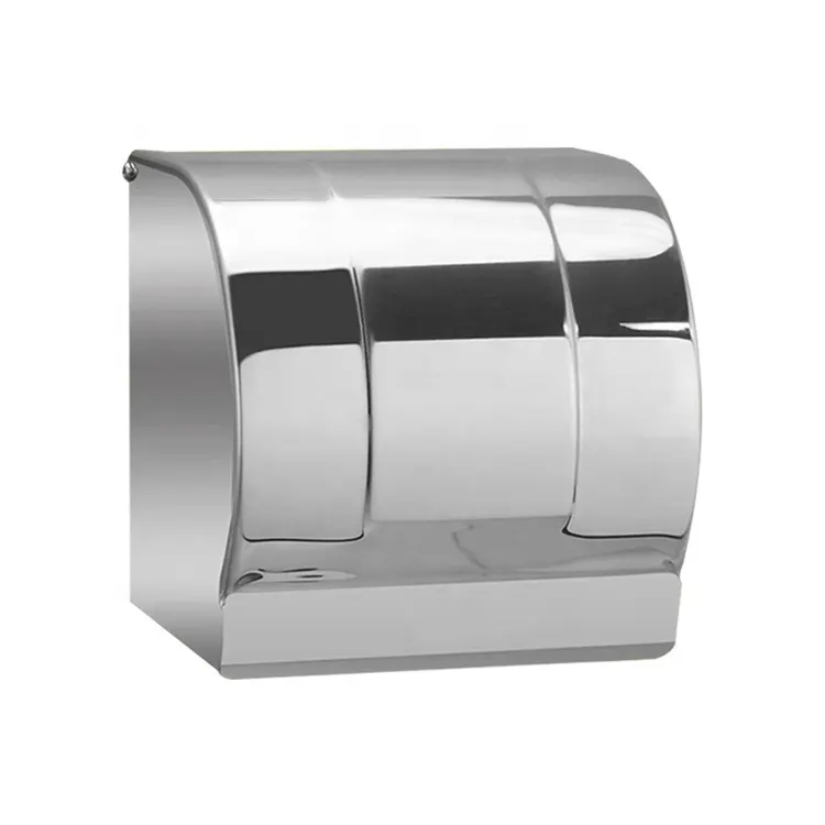 In Acciaio Inox Rotolo di Carta Tissue Holder Parete della Scatola Del Tessuto per la Casa Bagno Cucina con Superficie Liscia Igienica Dispenser