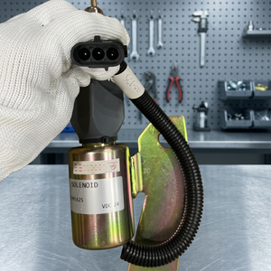 Válvula solenoide/interruptor de corte de combustible de aleación de aluminio/hierro fundido de 24 V 35 A-100 A, reemplazo 3991625, para excavadoras/tractores - Product Image 3