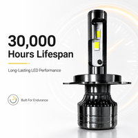 Ampoule de phare LED H4 28W 3200LM 12V IP65 étanche en aluminium aéronautique pour système d'éclairage automobile universel