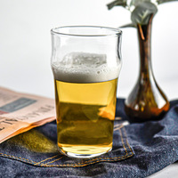 Verrerie en cristal de 16oz 250ml 500ml Ensemble de verres à bière avec logo personnalisé pour la boîte de nuit