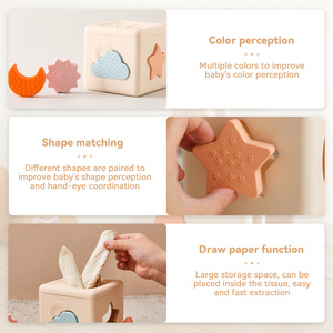 Giocattolo Sensoriale in Silicone a Forma di Stella per Bambini, Blocchi da Inserimento, Gioco Educativo Montessori per l'Apprendimento, Puzzle per Bambini da 2 a 4 Anni - Product Image 3