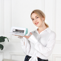 Mini plotter de corte de pegatinas de vinilo Coolinbo con software de pegatinas personalizadas para Pegatinas y calcomanías