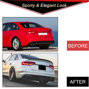 Sline S4 <span class=keywords><strong>A4</strong></span>รถยนต์สไตล์ KB คาร์บอนไฟเบอร์กันชนหลังขอบล่างสำหรับ Audi S4 <span class=keywords><strong>A4</strong></span> B8.5 2013 2014 2015 <span class=keywords><strong>2016</strong></span> - Product Image 4