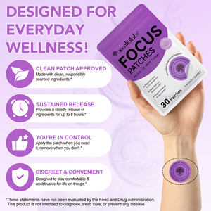 Acenti allabs Transdermal Wellness Patch Deep Focus-Unterstützung Pflegen Sie die mentale Klarheit Private Label Focus Patches für Männer und Frauen - Product Image 4