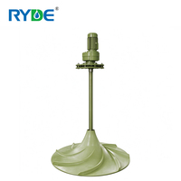 Agitateur vertical hyperboloïde pour eaux usées, équipement de mélange à turbine hyperbolique en PRV