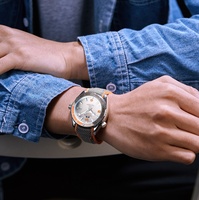 PAULAREIS Montres Automatiques de Luxe Étanches pour Hommes, Sportives, Lumineuses, avec Date, Mécaniques