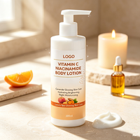 Lotion Corporelle Éclaircissante au Curcuma et Vitamine C 5% Niacinamide Marque Blanche – Hydratation Intense et Réparation Peaux Sèches pour un Éclat Radieux