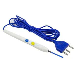 Kabel pensil pasien kabel bedah ISO13485 disetujui Monopolar medis bedah elektro kabel pensil listrik sekali pakai