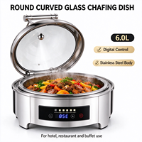 Chauffe-Plats Électrique Intelligent en Acier Inoxydable de Haute Qualité pour Buffet, Ensemble de Plats Chauds, Contrôle Numérique Intelligent, Vente en Gros Usine
