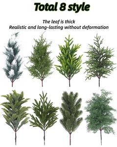 YOPIN-6071 Ramas de <span class=keywords><strong>Pino</strong></span> Realistas al Tacto, Decoraciones de Alta Calidad, Agujas de <span class=keywords><strong>Pino</strong></span> Individuales, Varios Tipos de <span class=keywords><strong>Pino</strong></span> para Accesorios Navideños - Product Image 1