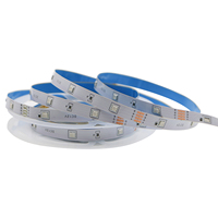Vente d'usine Bande lumineuse LED 12V Rgb SMD 3535 Ip20 Étanche LED RGB Bandes lumineuses intelligentes