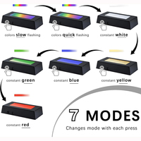 Base en plastique rectangulaire USB LED en gros, à utiliser avec une batterie, pour cadre photo en cristal gravé au laser, support d'affichage