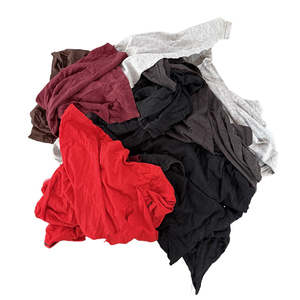 Residuos Textiles de Camisetas de Algodón Oscuro, Residuos Industriales para Limpieza, Bolsas de 10 kg y 20 kg, Barman Group LLC, EE. UU. - Product Image 1