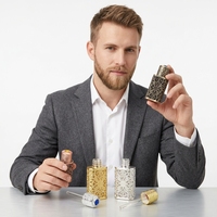 Bouteille de parfum transparente, en verre, anti-usure, pour conserver du arôme, de la viande, respirable, de 15ml