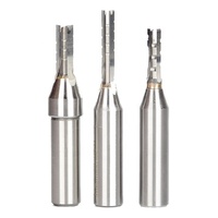 Mata Bor CNC TCT 1/2*6*15 1/2*8*28 Arden Router Bit 3 Mata Pisau Pemotong dengan Chip Breaker untuk Melamin/MDF/Kayu Keras