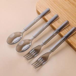 Juego de Cubiertos Desechables de Plástico OEM ODM, Juego de Cubiertos de Plástico Biodegradable PS, Juego de Cuchara, Tenedor y Cuchillo de Plástico - Product Image 2