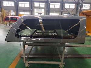 Silver with Glass Hard Top Cannon <strong>Mitsubishi</strong> <strong>L200</strong> Triton Hardtop <strong>Canopy</strong> Aluminum Ute <strong>Canopy</strong> for Great Wall - Product Image 5