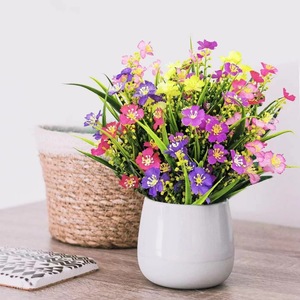 Résistant aux UV, intérieur/extérieur, marguerites artificielles, arbustes, plantes en vrac, décoration de Noël pour l'obtention du diplôme et Pâques - Product Image 1