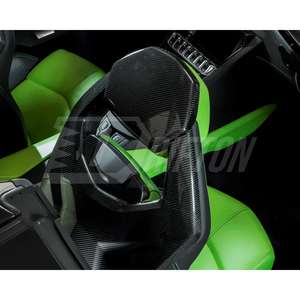 Paneles de repuesto para reposacabezas de asiento trasero de fibra de carbono seco para Lamborghini Aventador LP700 2011-2015 - Product Image 3
