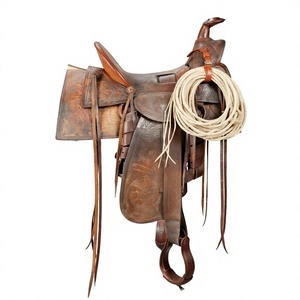 BS International Handicrafts - Silla de Montar Inglesa Antigua para Carreras de Caballos, Fabricada con Madera de la Mejor Calidad, Altamente Cómoda, en Cuero Genuino - Product Image 4