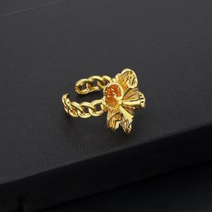 Ensemble de bijoux fantaisie JXX pour femmes, 2 pièces/ensemble - Bracelet et bague en laiton et zircon pour mariages, fêtes, anniversaires, fiançailles - Product Image 4