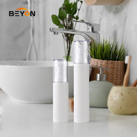 BSCI WCA ISO9001 Eco-Friendly15ml 30ml 50ml PP givré flacon de pulvérisation Lotion pompe Airless bouteille sous vide pour emballage de cosmétiques