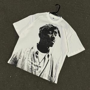 T-shirts tendance d'été décontractés et confortables à col rond, prix abordable, style streetwear, couleurs personnalisables, en coton - Product Image 5