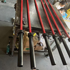 GLSFitness 20KG çelik ağırlık halter Bar siyah eğitim gücü kıvırmak Fitness Barbells ücretsiz ağırlıkları - Product Image 4