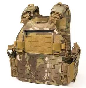 Calcio regolabile leggero giubbotto tattico protettivo con sistema di <span class=keywords><strong>Molle</strong></span> esterno gioco supporto piastra di addestramento - Product Image 4