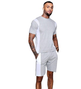 ขายส่งล่าสุดแฟชั่นผู้ชายฤดูร้อนเสื้อยืดและกางเกงขาสั้นชุดที่มีการพิมพ์ที่กำหนดเอง - Product Image 2
