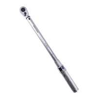 Clé dynamométrique à préréglage M18150 MP, mâchoire dentée en acier de haute qualité, finition miroir chromée, haute précision CW 3% métrique
