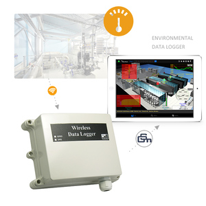 Thông minh trang trại 8 kênh nhiệt độ GPRS GSM GSM Báo động Điều khiển từ xa Đồng hồ nước dữ liệu logger - Product Image 2