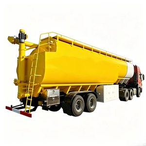 Semirremolque FAW de servicio pesado, diésel, 55-60 toneladas, camión cisterna para transporte de granos y alimento, vehículo de transporte de alimento a granel, para granjas avícolas y - Product Image 1